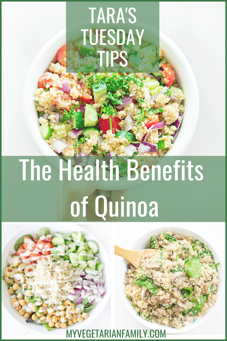 The Health Benefits of Quinoa | My Vegetarian Family #healthbenefitsofquinoa