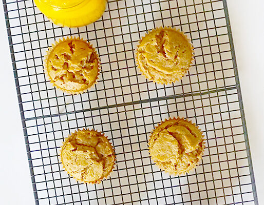 Whole Wheat Pumpkin Banana Muffins