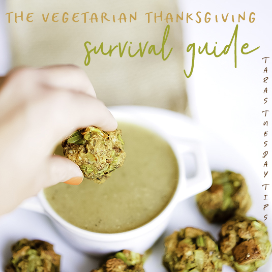 Thanksgiving Survival Guide for Vegetarians | My Vegetarian Family | Tara's Tuesday Tips #thanksgivingforvegetarians