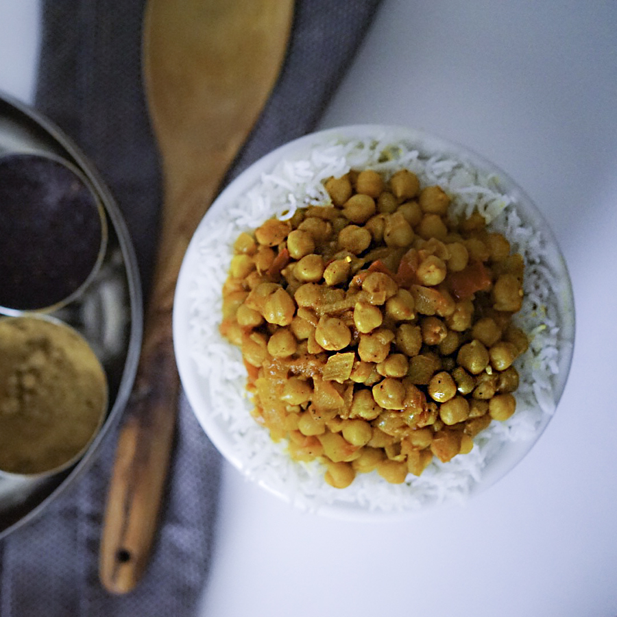 Indian Chickpea Curry | Chana Masala | My Vegetarian Family #incrediblyindian #veganindianfood