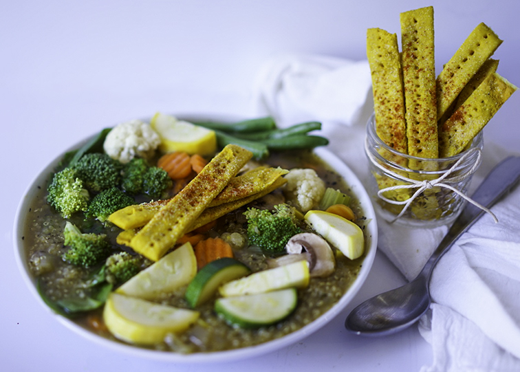 Instant Pot Quinoa Vegetable Soup