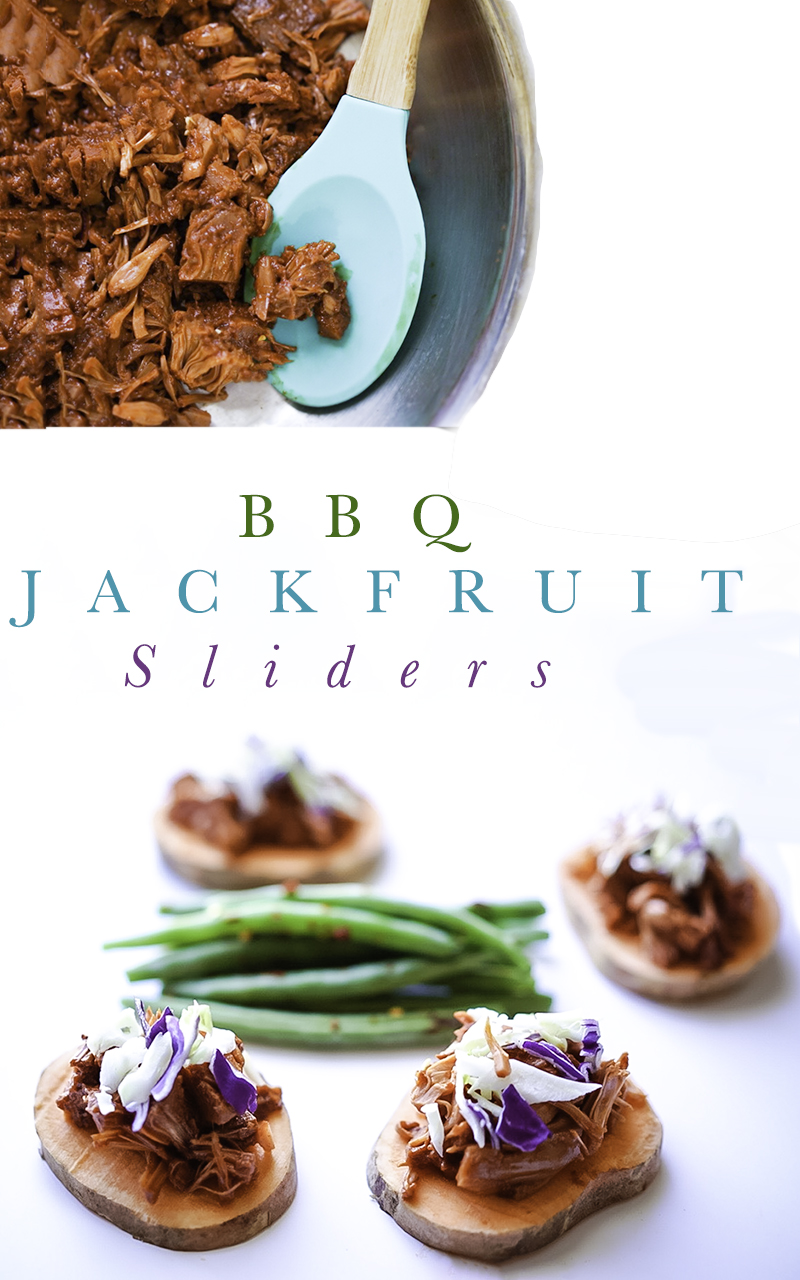 BBQ Jackfruit Slider Recipe #myvegetarianfamily #vegan