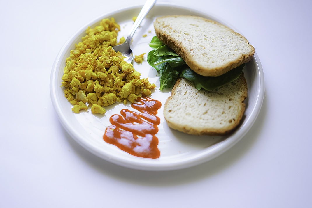 Easy Tofu Scramble | Vegan Scrambled 'Eggs' | My Vegetarian Family