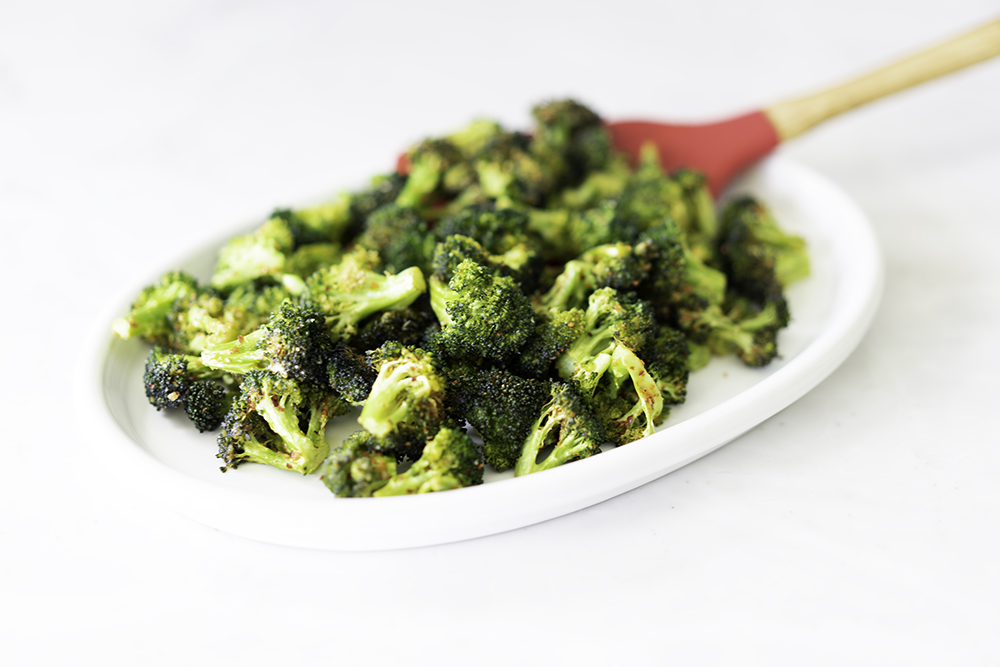 Air fryer Broccoli Recipe | My Vegetarian Family #airfryerbroccoli