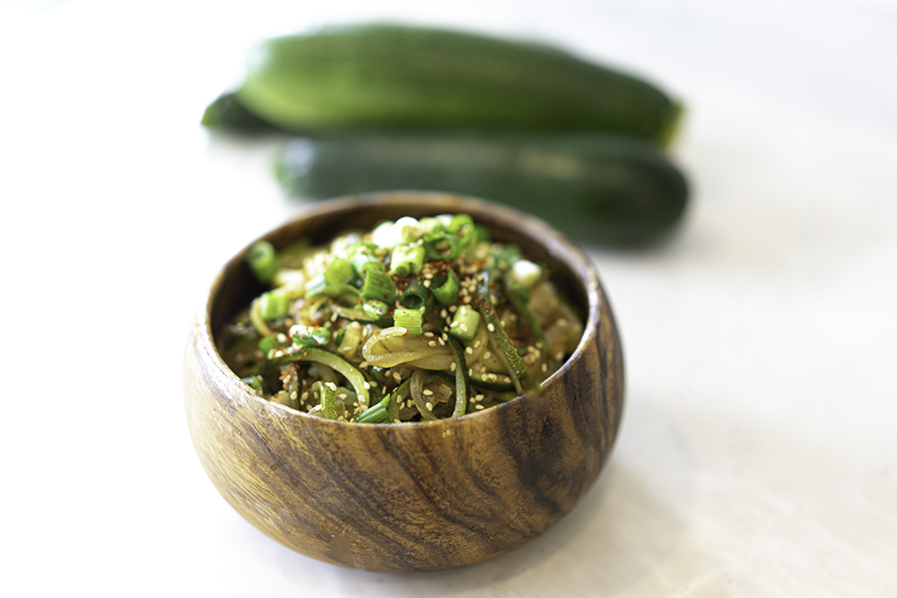 Teriyaki Zoodles (whole 30 + vegan + no oil!)