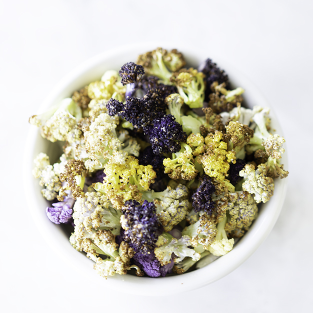 Healthy Air Fryer Cauliflower My Vegetarian Family #airfryerlove #easyhealthyrecipe #plantbased