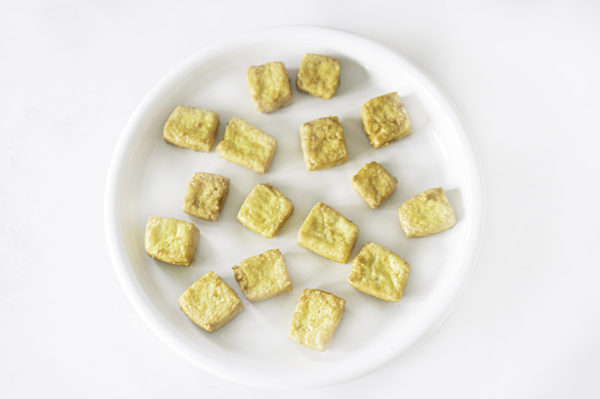 Crispy No Oil Air Fryer Tofu | My Vegetarian Family