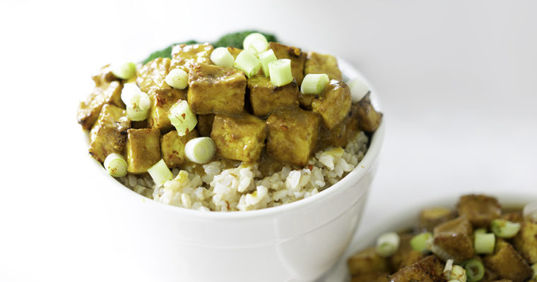 Air Fryer Orange Tofu