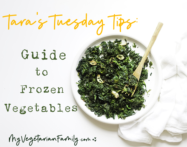 Guide To Frozen Vegetables Myths and Methods #myvegetarianfamily