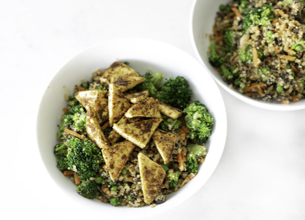 Crispy Oven Baked Tofu with No Oil | My Vegetarian Family
