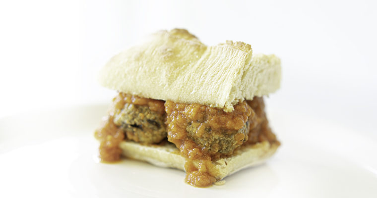 Meatless Eggplant Meatballs (Vegan + Gluten Free!)