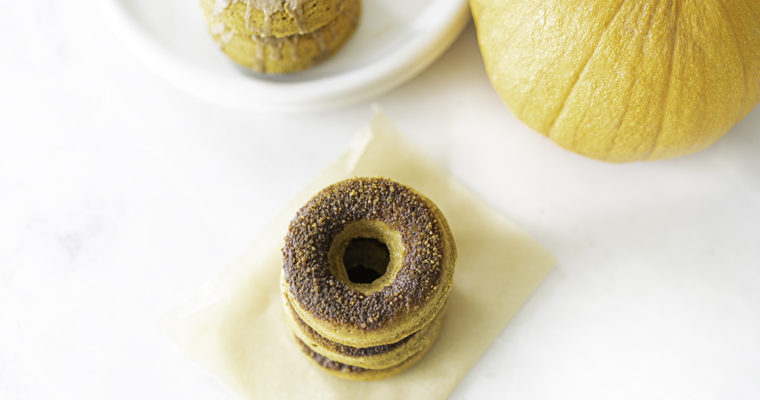 Baked Vegan Pumpkin Donuts