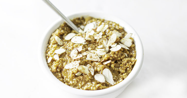 Instant Pot Pumpkin Steel Cut Oatmeal