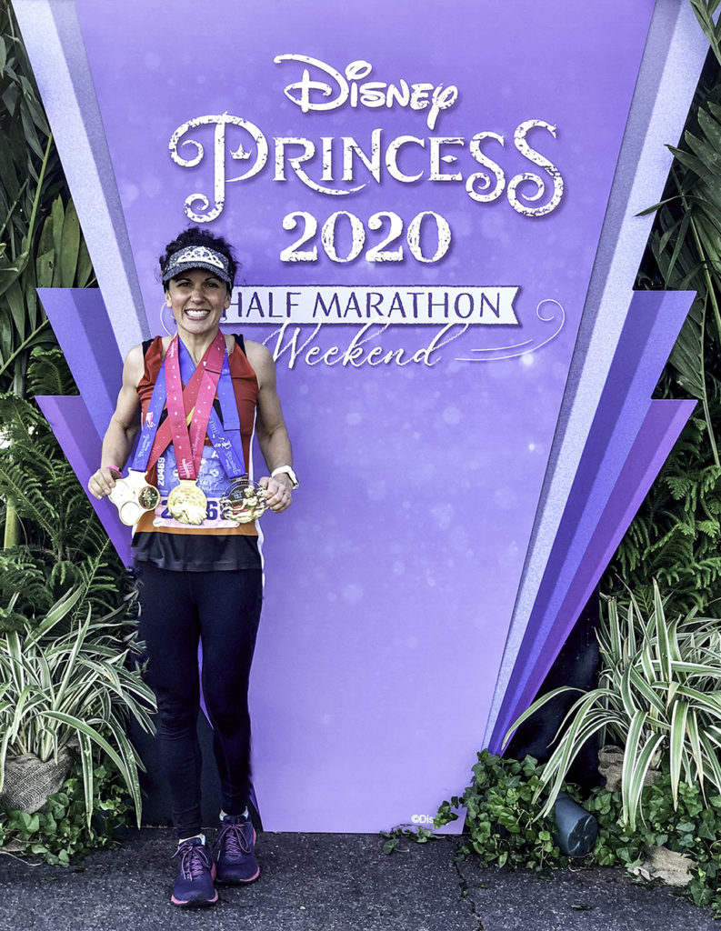 Princess Half Marathon Tara My Vegetarian Family #plantpoweredrunner #veganrunner