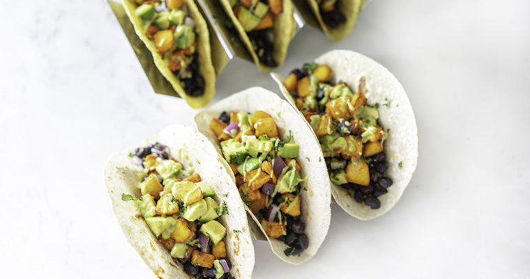 Pumpkin Black Bean Tacos