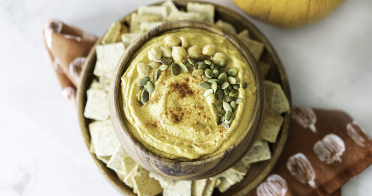 Savory Pumpkin Hummus (Oil-Free!)