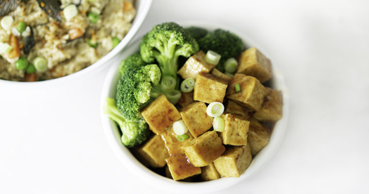 Sweet and Spicy Tofu (Oil-Free!)