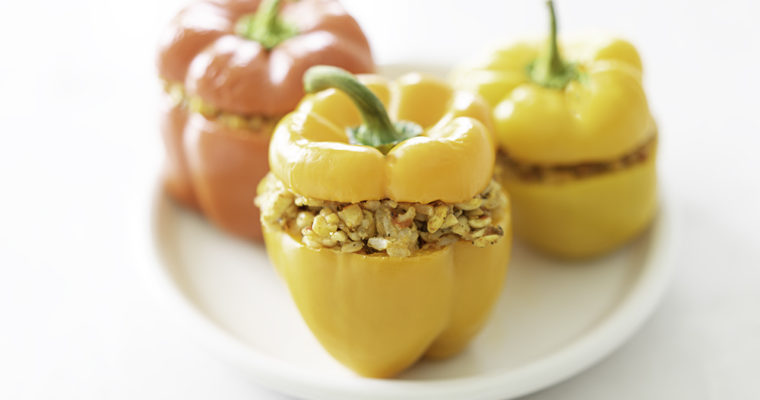 Vegan Italian Stuffed Peppers