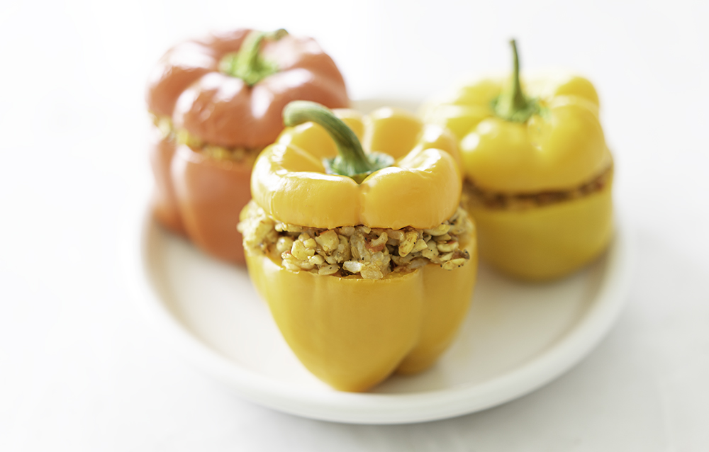 Vegan Italian Stuffed Peppers