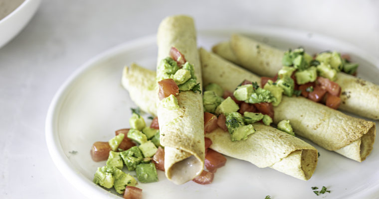 Air Fryer Refried Bean Taquitos