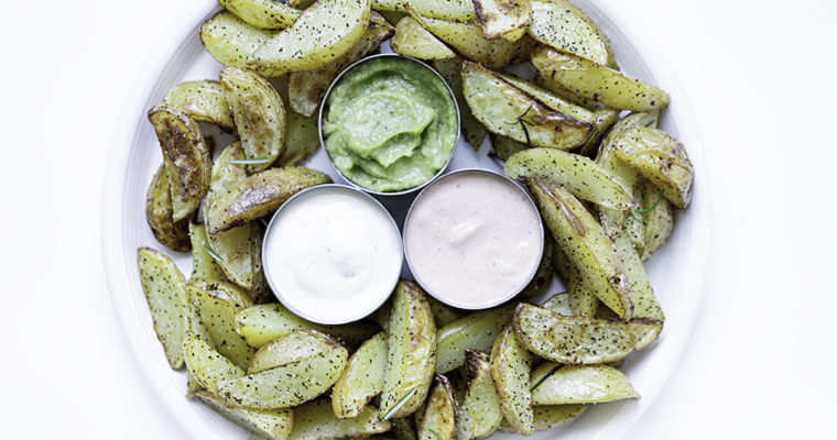 Oil Free Air Fryer Potato Wedges