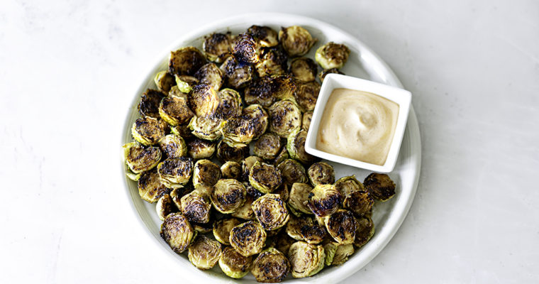 Oil-Free Balsamic Roasted Brussels Sprouts