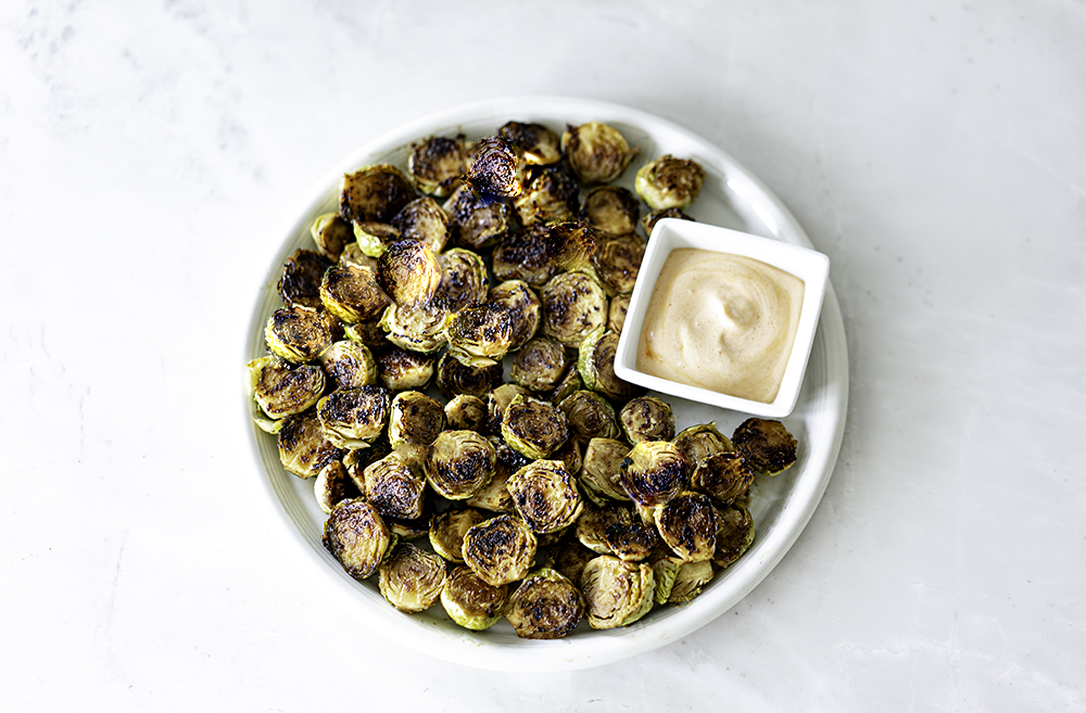 Oil-Free Balsamic Roasted Brussels Sprouts