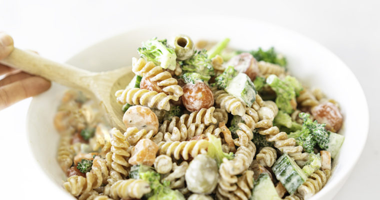 Oil-Free Vegan Pasta Salad