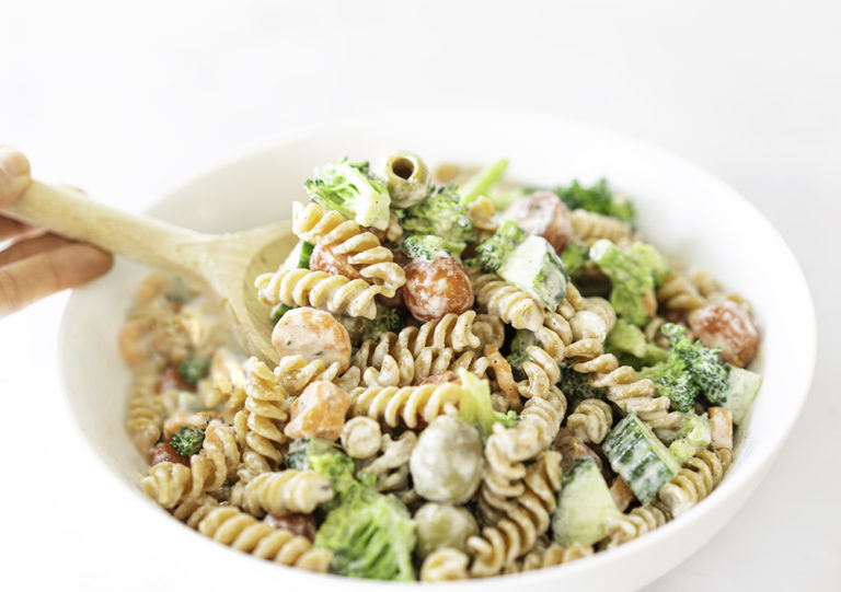 Oil-Free Vegan Pasta Salad | My Vegetarian Family