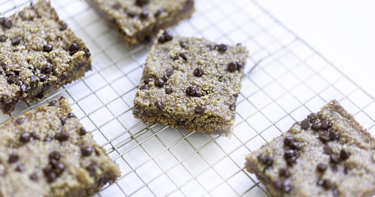 Eggless Almond Butter Blondies