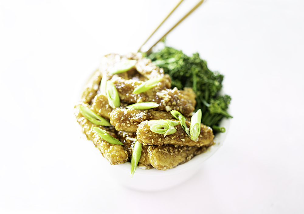 Sticky Sesame Tempeh Recipe | My Vegetarian Family #stickysesametempeh #sesametempeh #garlicgingertempeh