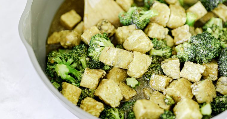 Garlic Tempeh and Broccoli