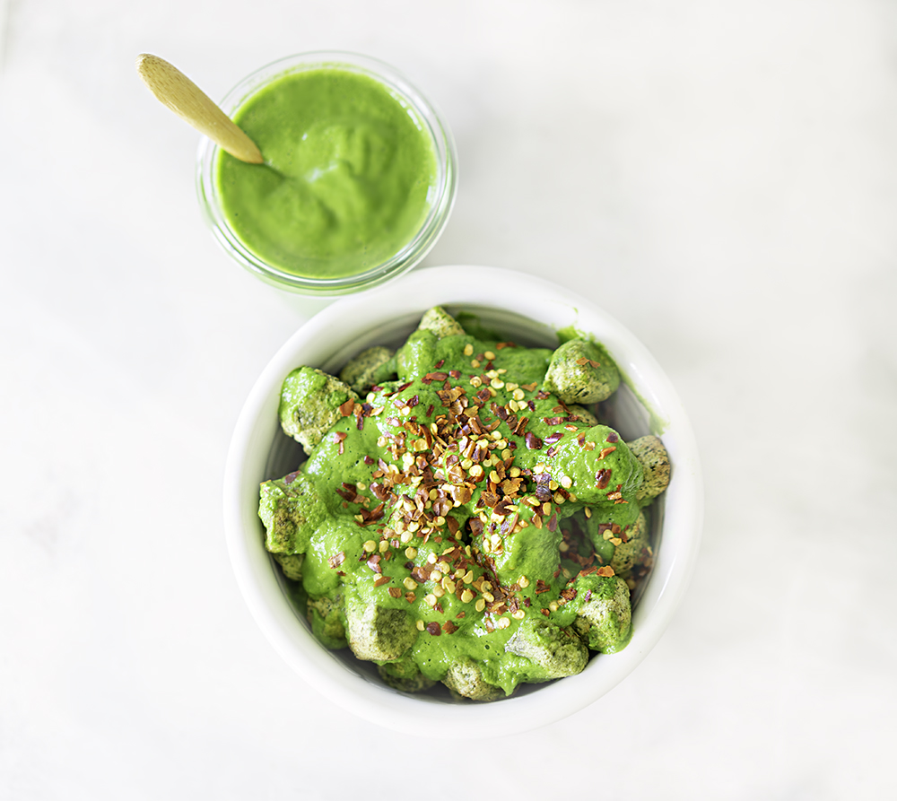 Creamy Spinach Avocado Sauce