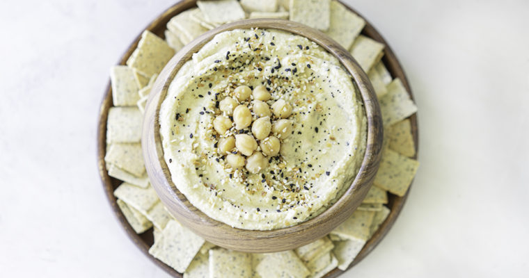 Oil-Free Everything Bagel Hummus
