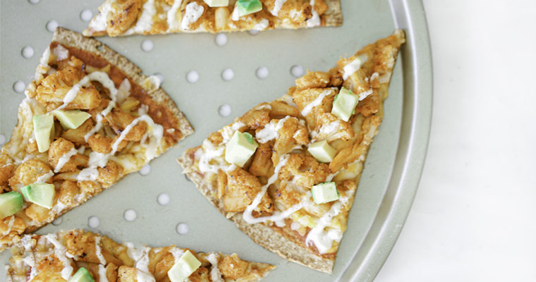 Vegan Buffalo Cauliflower Pizza