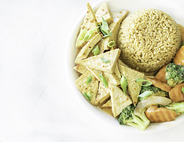 Spicy Garlic Tofu With Vegetables | My Vegetarian Family