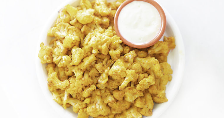 Vegan Baked Buffalo Cauliflower