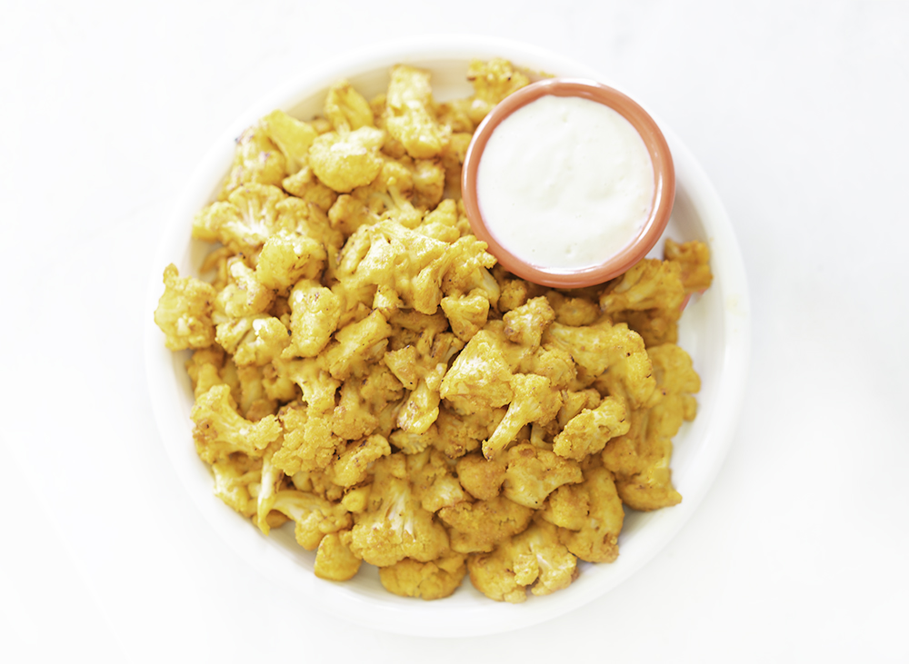 Vegan Baked Buffalo Cauliflower