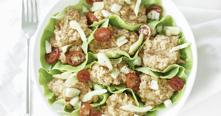 Healthy Buffalo Chickpea Salad (No Mayo!)