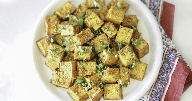 Baked Indian Tofu Recipe