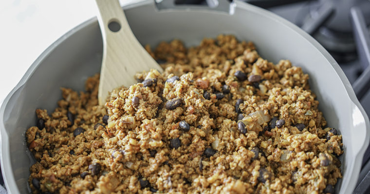 One Pot Vegan Taco Cauliflower Rice