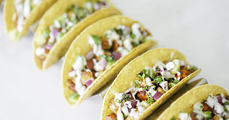 Tempeh Sweet Potato Tacos