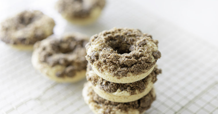 Baked Vegan Coffee Cake Donuts