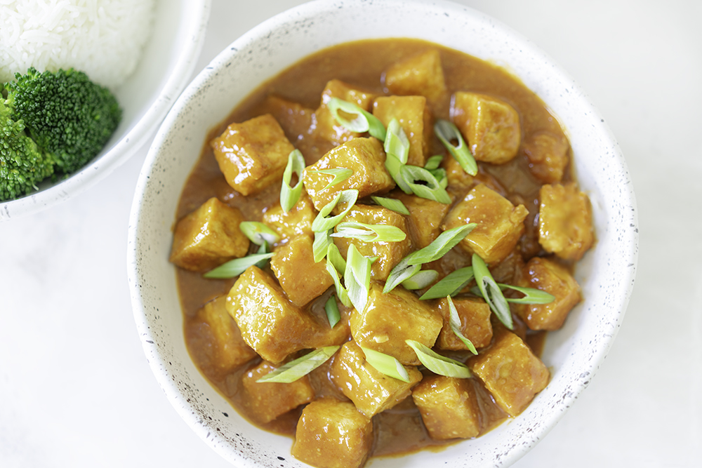 Easy Gochujang Tofu Recipe | My Vegetarian Family #gochujangtofu #healthytofurecipe #airfryertofu