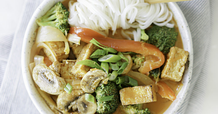 Vegan Panang Curry with Tofu