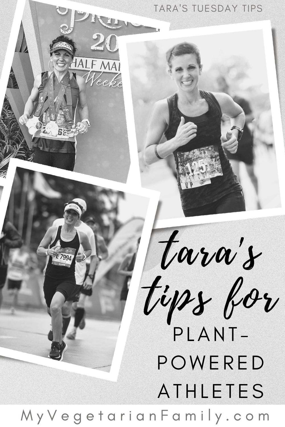 Tara's Tips For Plant-Powered Athletes | My Vegetarian Family #nutritiontips #myvegetarianfamily #tarastuesdaytips #plantpoweredathletes #veganrunners
