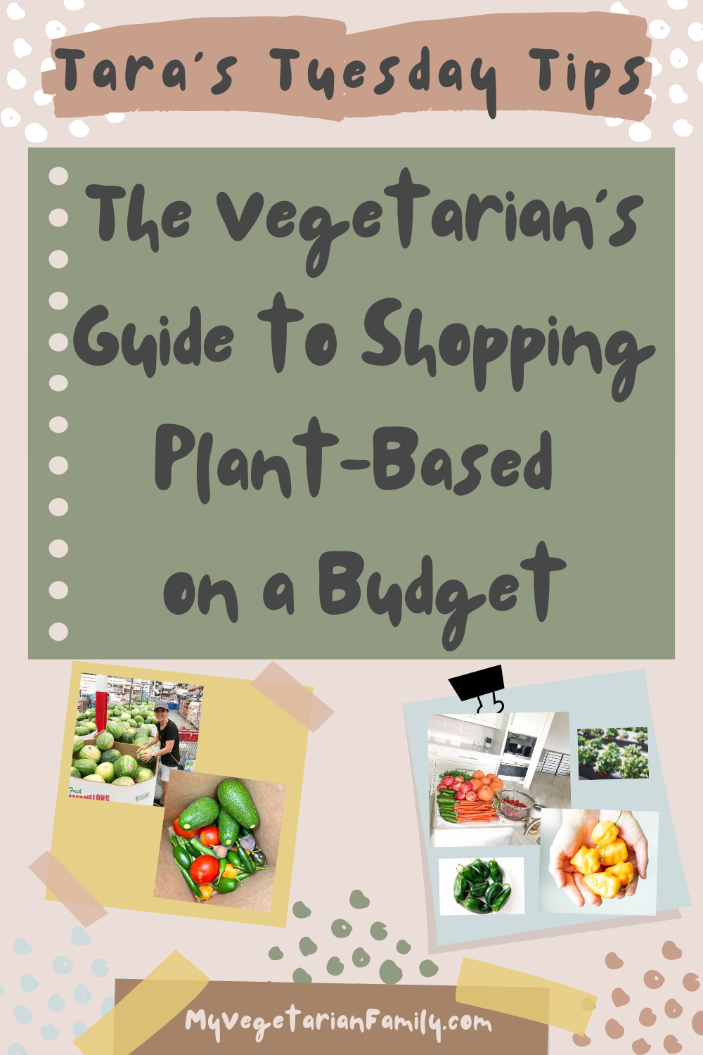 The Vegetarian's Guide To Shopping Plant-Based on a Budget | Tara's Tuesday Tips | My Vegetarian Family #nutritiontips #plantbasedbudget