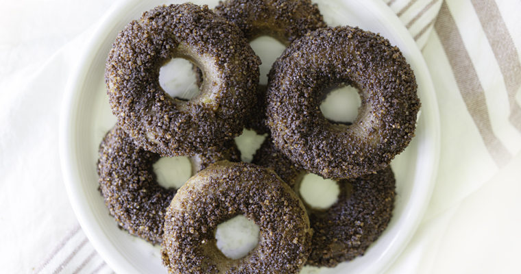 Eggless Baked Banana Bread Donuts