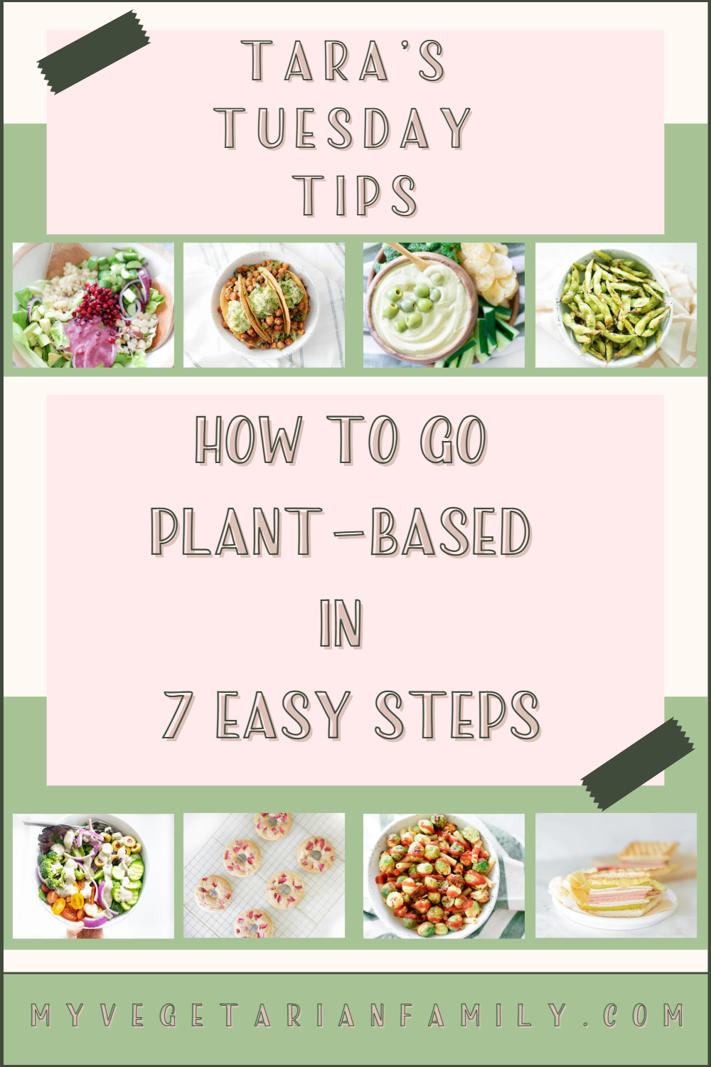 How To Go Plant-Based In 7 Easy Steps | Tara's Tuesday Tips | My Vegetarian Family #goingplantbased