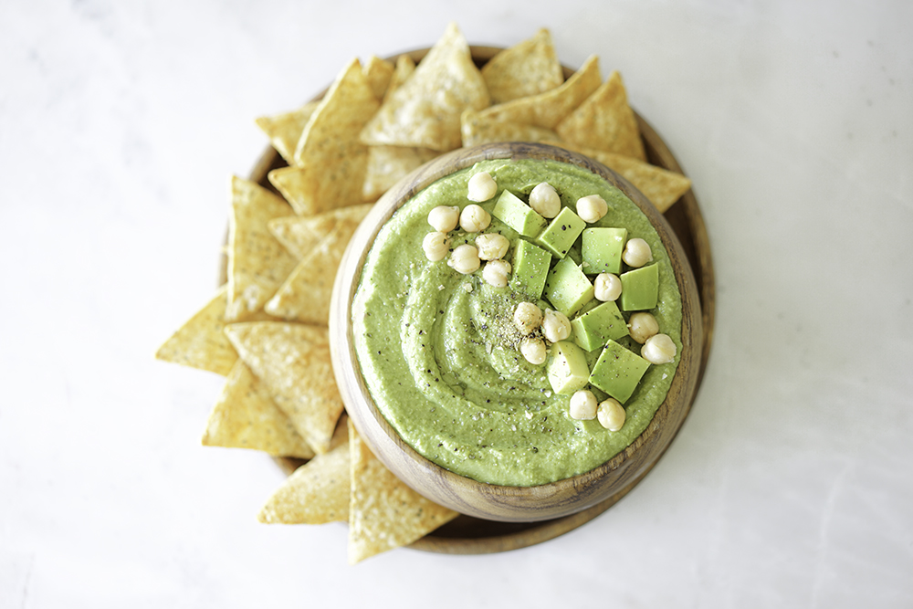Oil-Free Avocado Hummus Recipe
